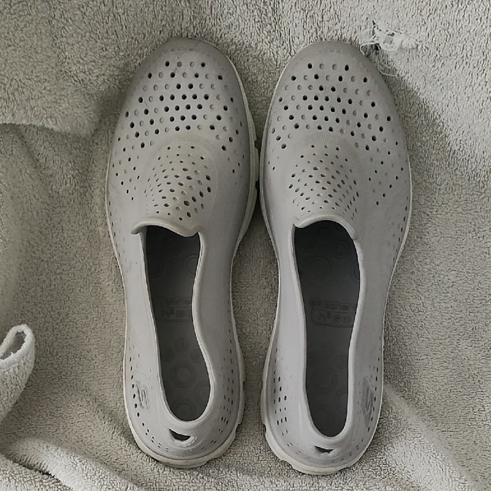 Native Gray Perforated Slip-On Shoes